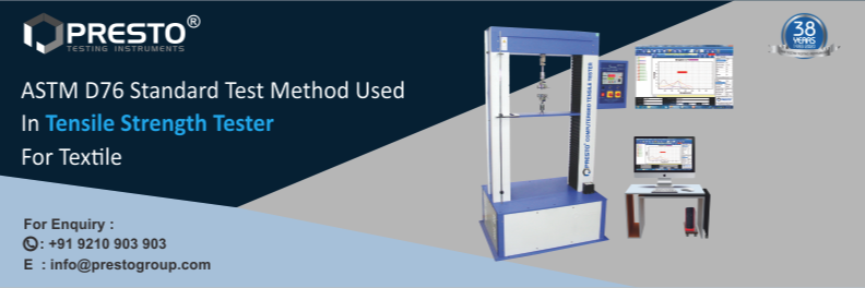 ASTM D76 Standard Test Method Used In Tensile Strength Tester For Textile